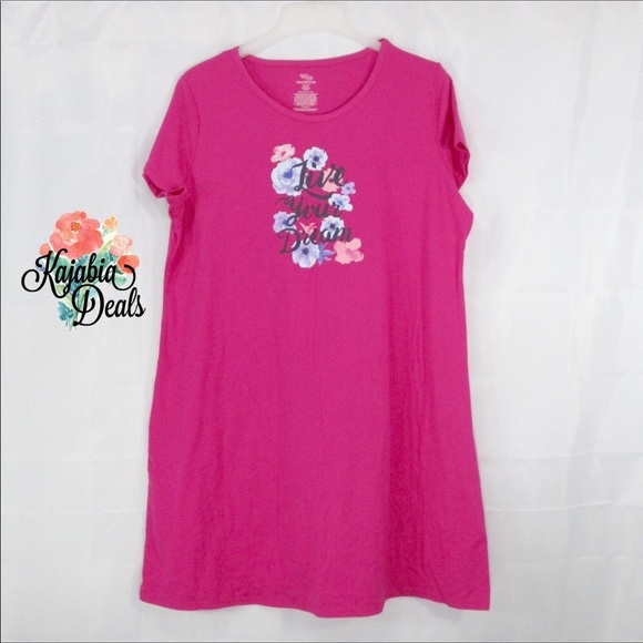 SECRET TREASURES Pink Nightgown NWT Size Large - Picture 1 of 7
